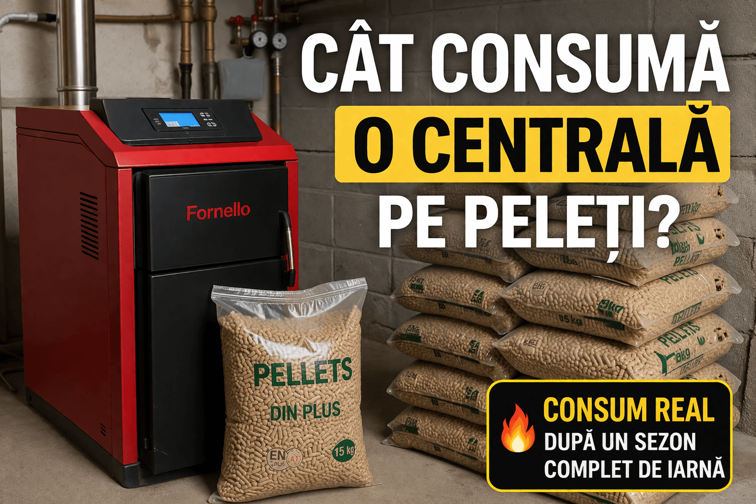 Cat consuma o centrala peleti – experienta mea reala dupa o iarna intreaga